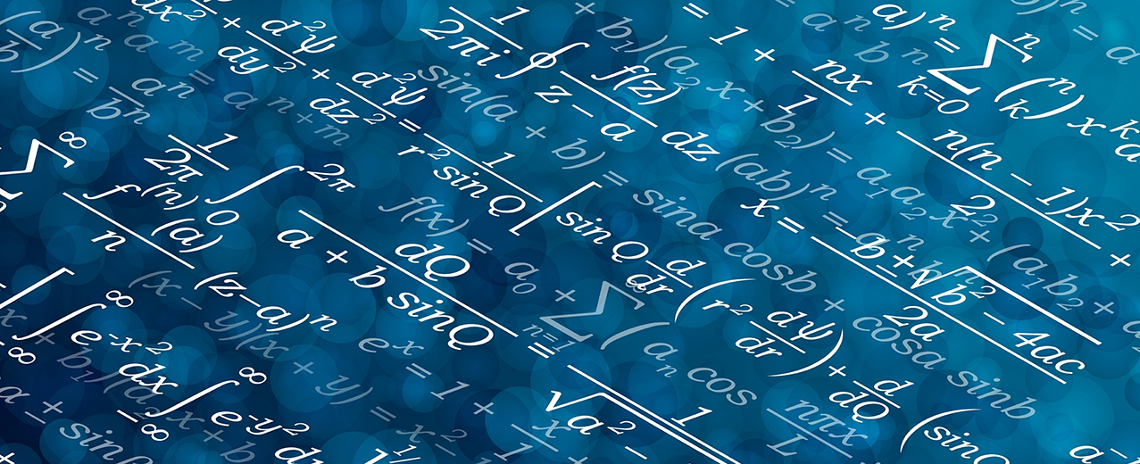 Mathematical formulas hero photo
