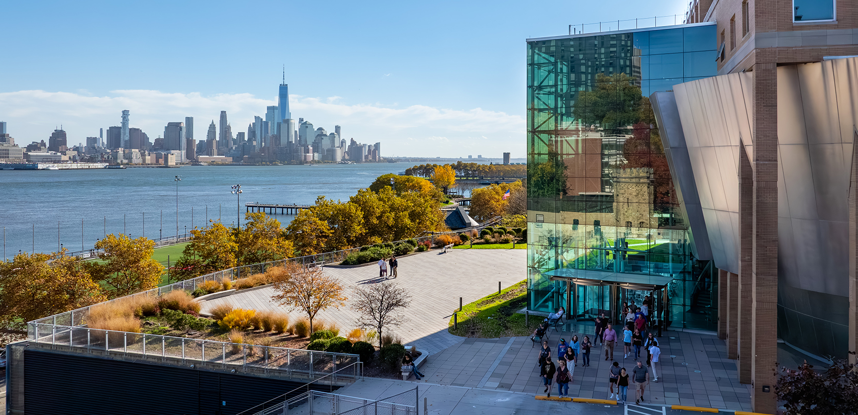 Stevens Institute of Technology campus fireworks